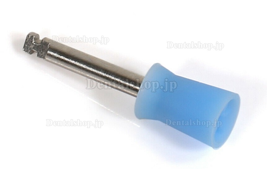 100pcs Dental Firm Prophy Cup Rubber Polish Brush Blue Polishing Head